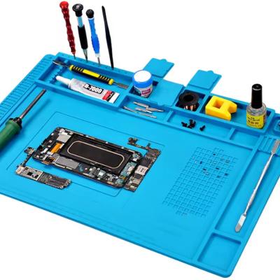 Silicone Soldering Mat Insulation Large Silicone Repair Pad for Soldering, Cell Phone and Laptop Repairing